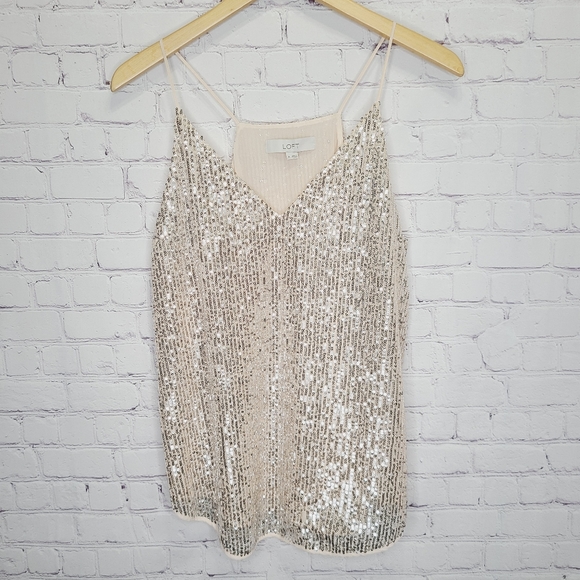 LOFT Tops - LOFT sexy Sequined Camisole